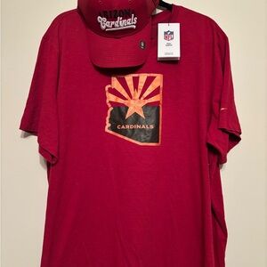 Arizona Jean Company Cardinal Red Arizona Cardinals Graphic Tee
